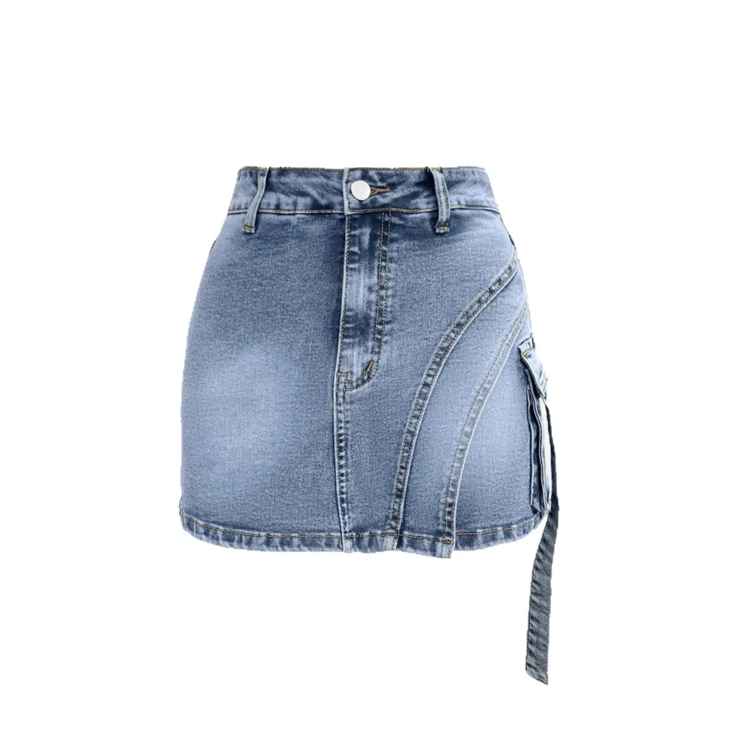 Jupe-Short Denim Femme – Style Moderne Addict Fashion