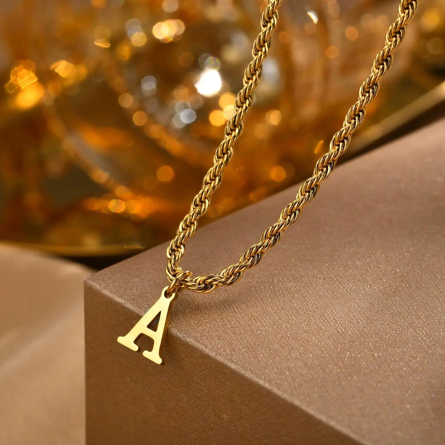 Colliers à initiale pour hommes Addict Fashion