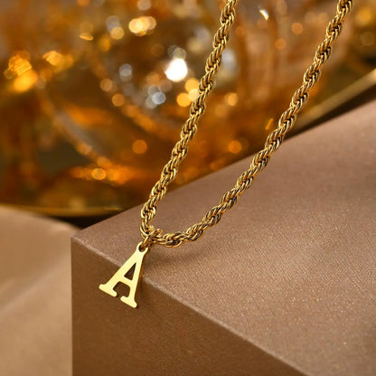 Colliers à initiale pour hommes Addict Fashion