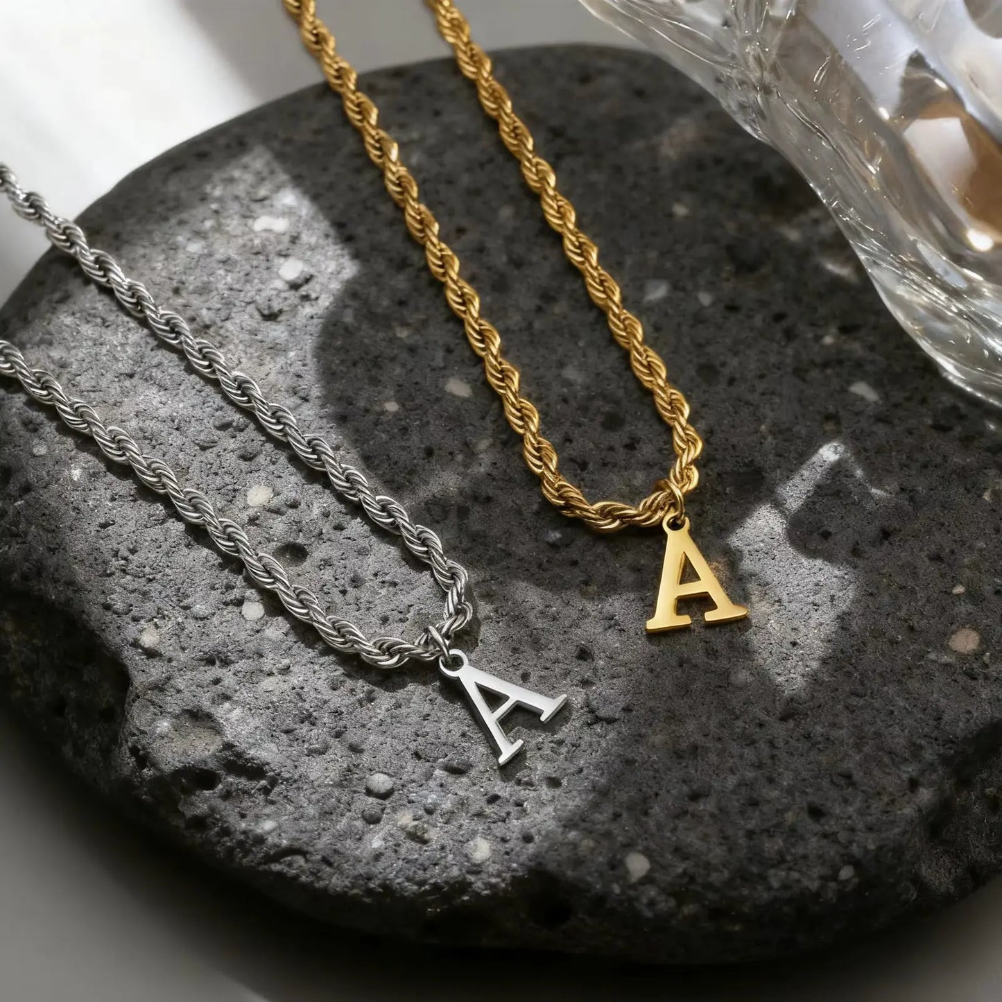 Colliers à initiale pour hommes Addict Fashion