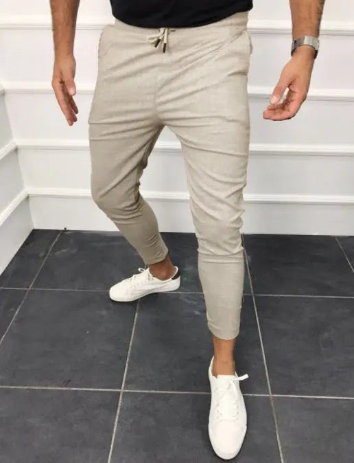 Pantalon de sport casual à lacets Addict Fashion