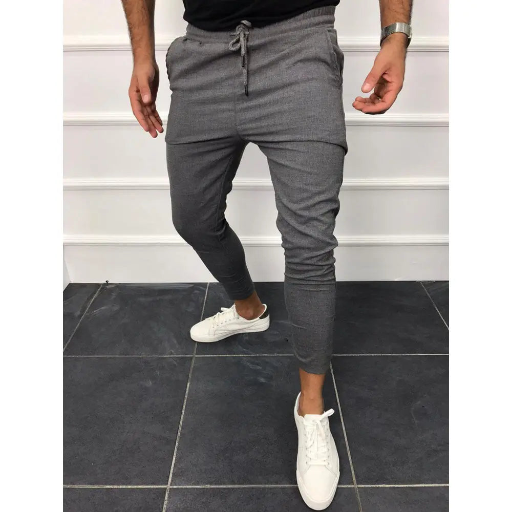 Pantalon de sport casual à lacets Addict Fashion