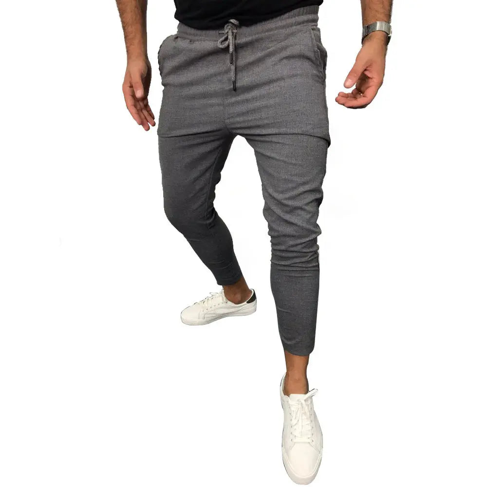 Pantalon de sport casual à lacets Addict Fashion