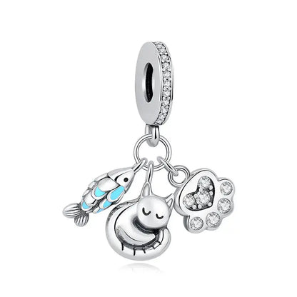 Pendentif patte animal en argent 925 Addict Fashion