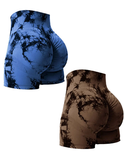 Lot de 2 shorts fitness femme extensibles Addict Fashion