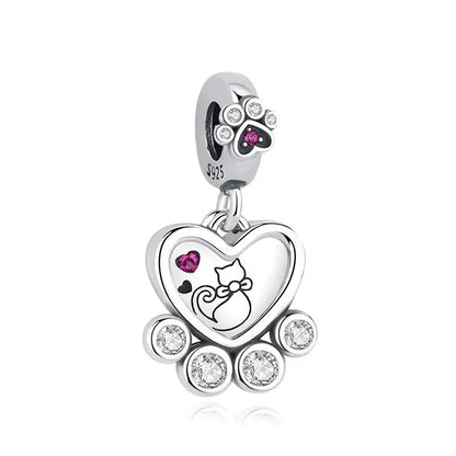 Pendentif patte animal en argent 925 Addict Fashion