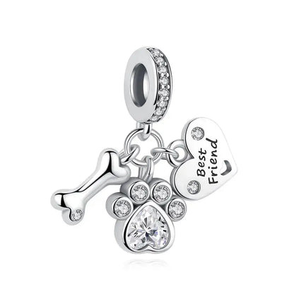 Pendentif patte animal en argent 925 Addict Fashion
