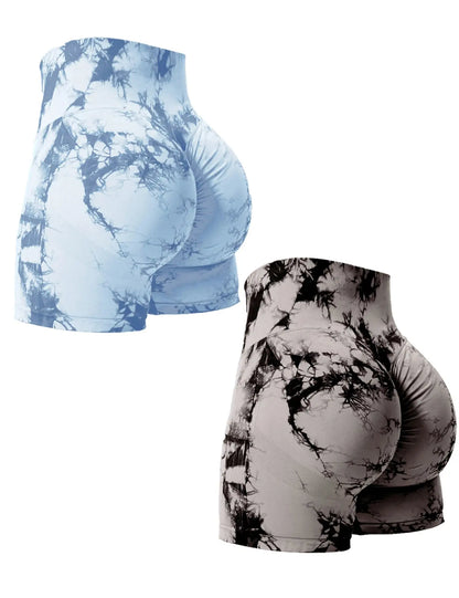 Lot de 2 shorts fitness femme extensibles Addict Fashion