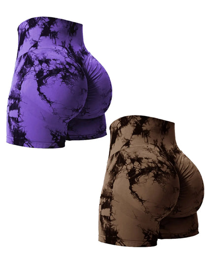 Lot de 2 shorts fitness femme extensibles Addict Fashion