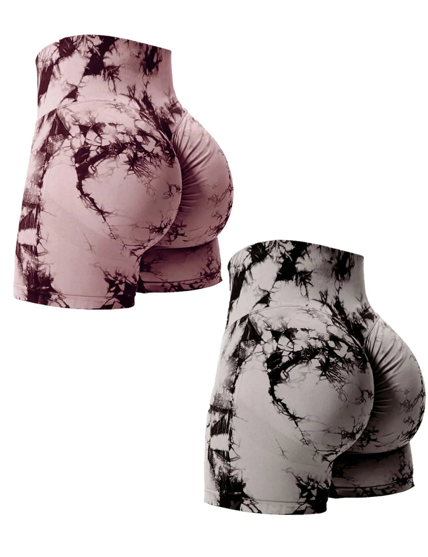 Lot de 2 shorts fitness femme extensibles Addict Fashion