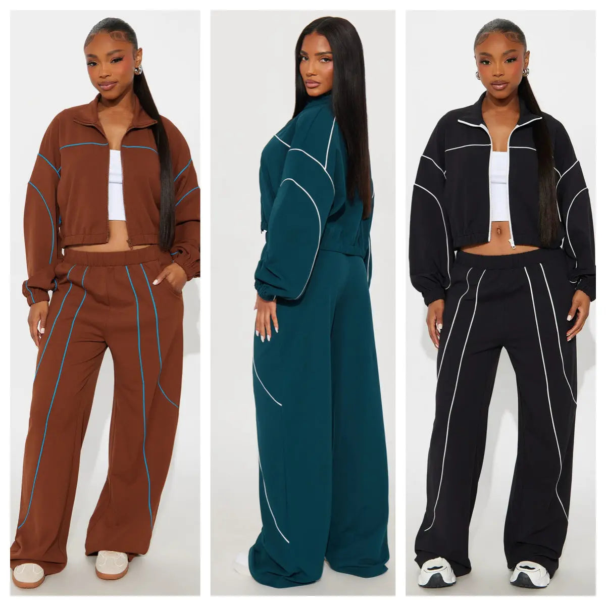 Ensemble Femme Pantalon Large Addict Fashion