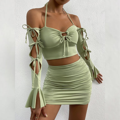 Ensemble femme deux pièces décolleté