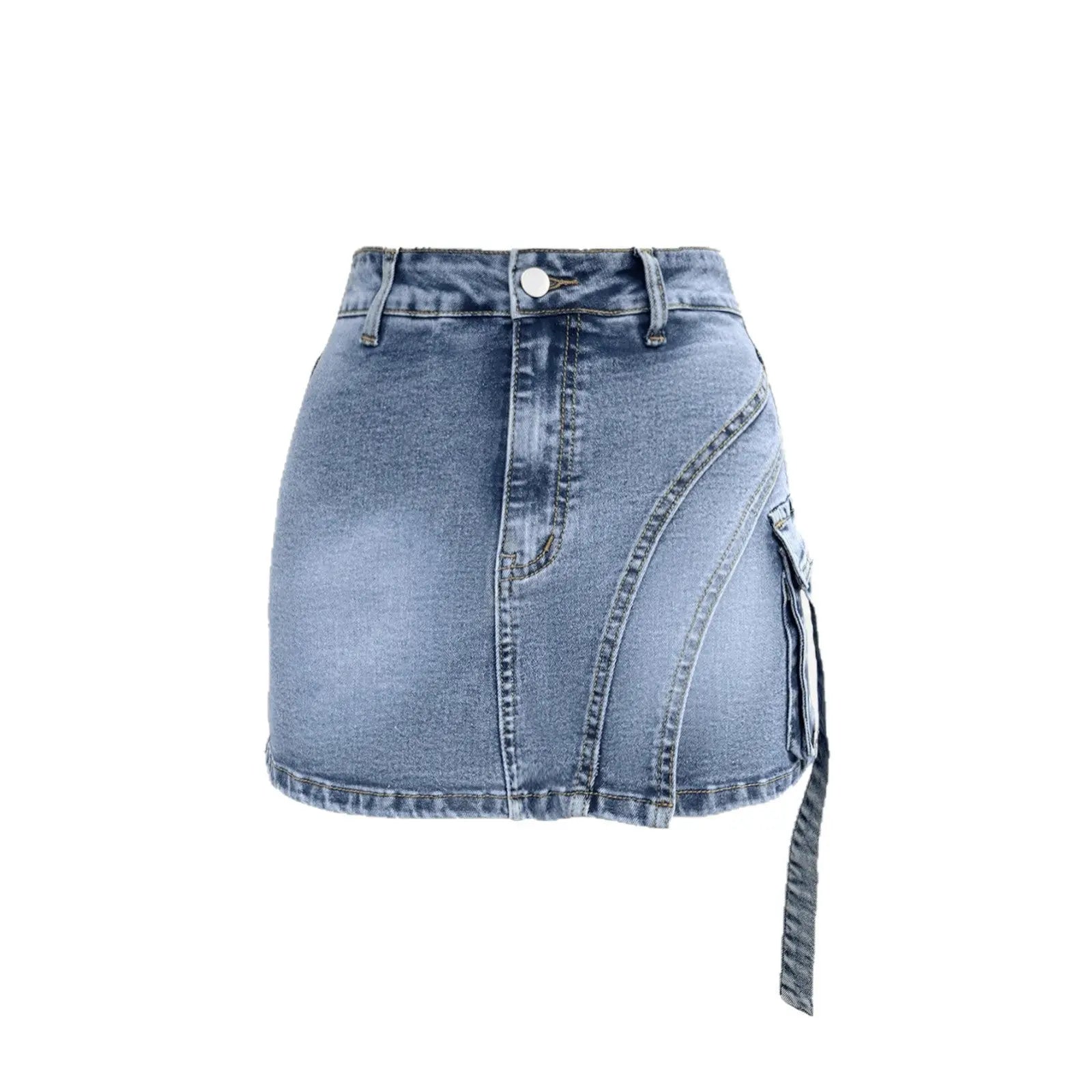 Jupe-Short Denim Femme – Style Moderne Addict Fashion
