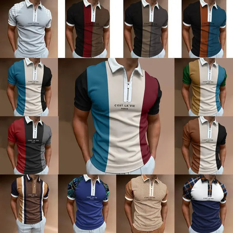 Polo de sport d’été pour homme Addict Fashion