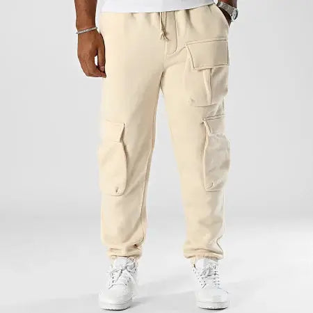 MTX Pantalon Jogging Beige Addict Fashion